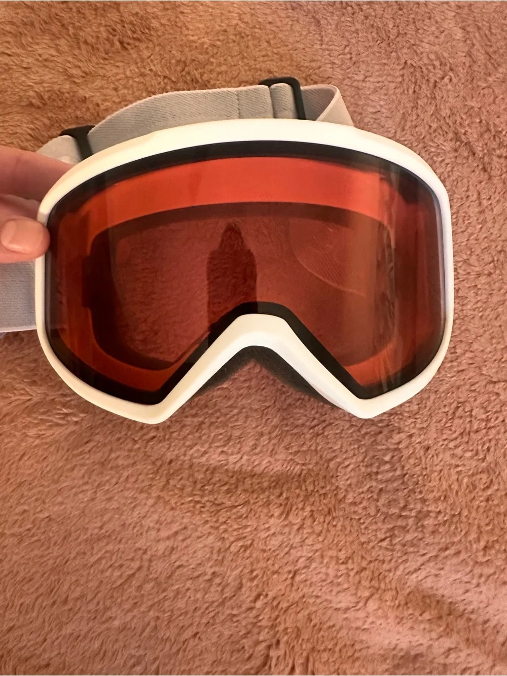 Bolle ski goggles white UV protection